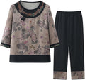 Vintage-print set for older women
