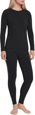 Women's Petite Thermal Underwear Set Fleece Lined Long Johns