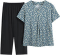 Floral casual two-piece set