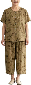 Printed cotton-linen set