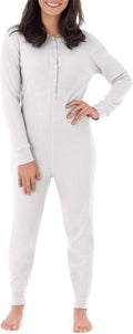 Women's Micro Waffle Premium Thermal Union Suit