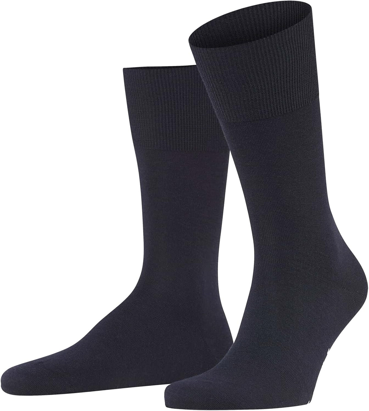 Men's Airport Socks Breathable Climate Regulating Odour-Inhibiting Wool Cotton Reinforced Flat Seam Pressure-free Toe Plain Lightweight  Business Everyday 1 Pair