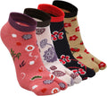 Baumwolle Zehensocken  Socken Kurze Zwei-Zehen-Socken Japanische Stil Bunt Lustig Muster